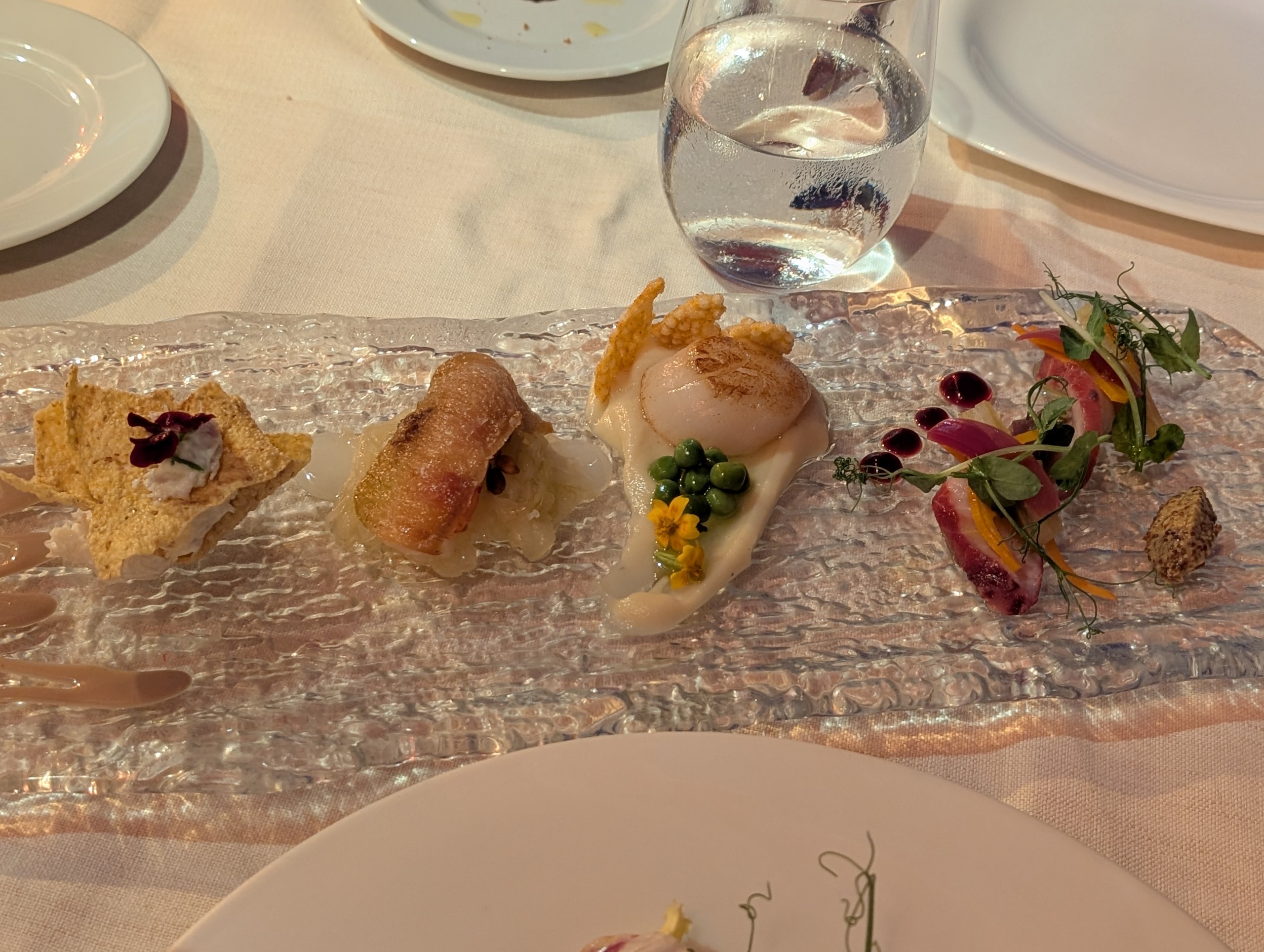 Duck breast in Pevarada sauce with fruit compote at Bistrot de Venise, Venice