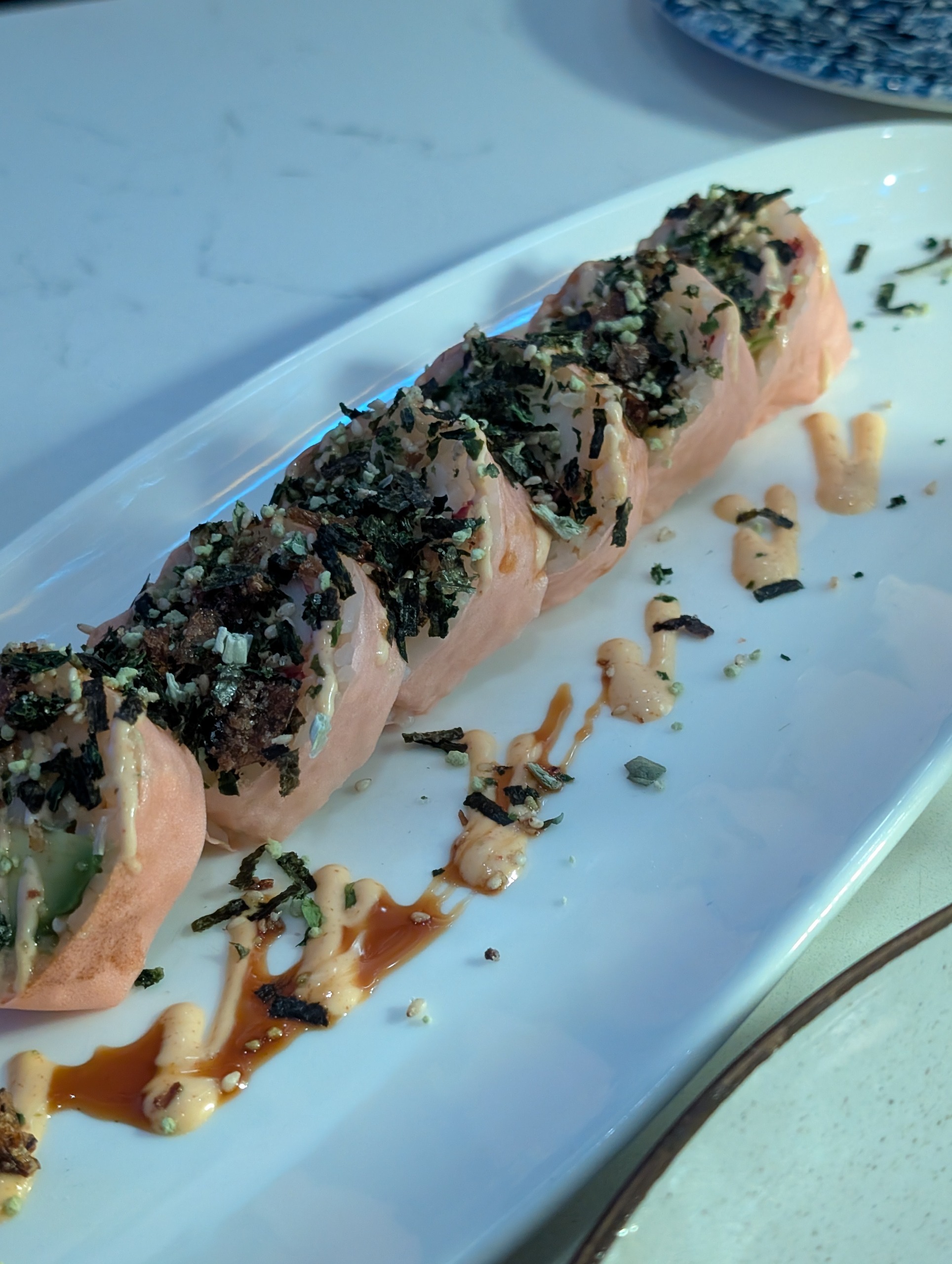 Maki lobster roll at The Foxtail on the Lake