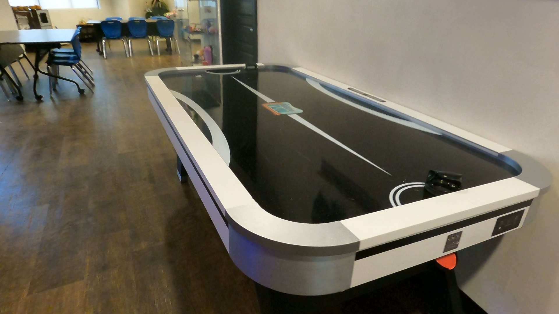 Air hockey table in the activities room at the Marriott Grand Chateau Las Vegas