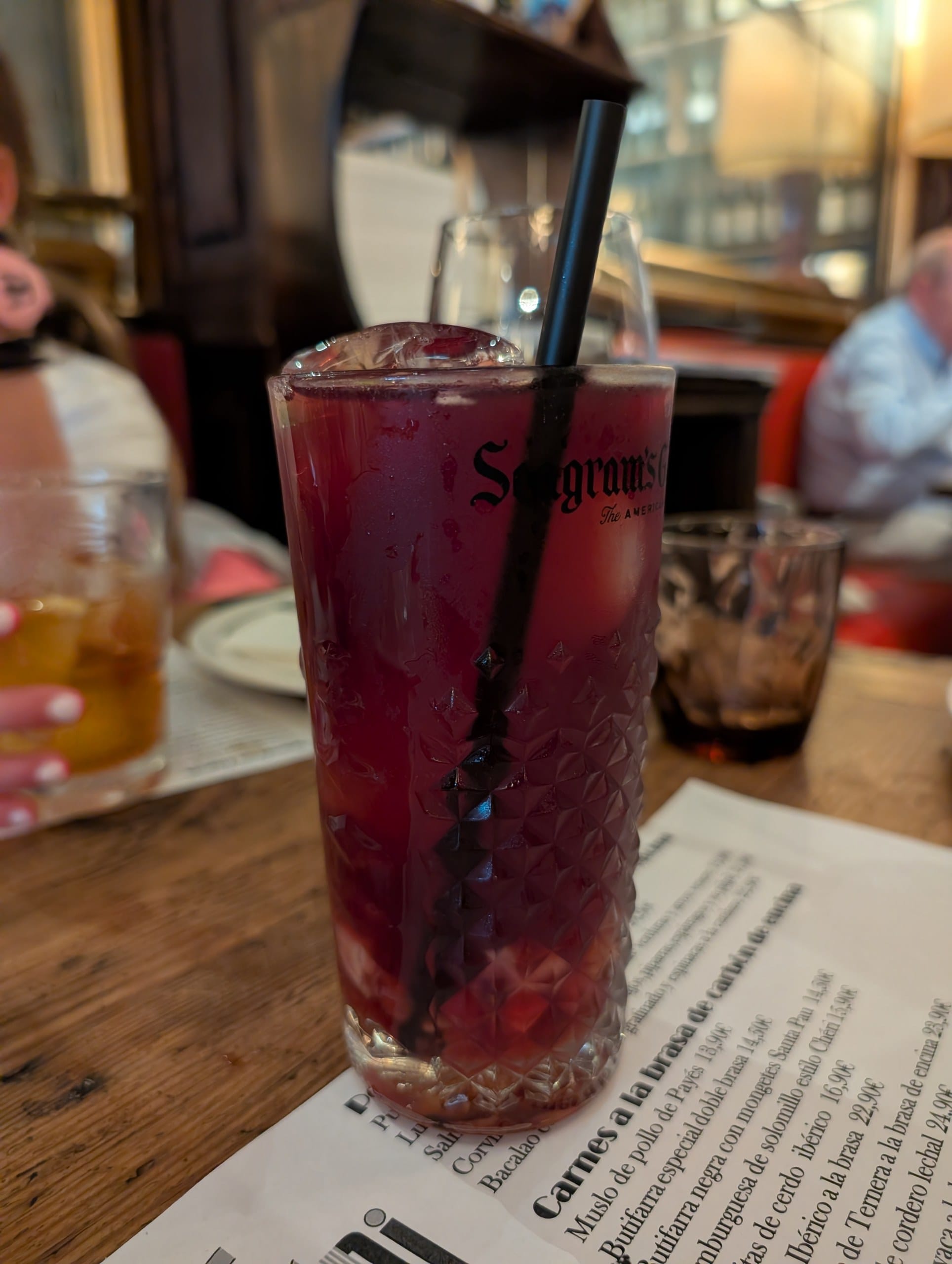 The 50 cl sangria at Cheri Barcelona, 8,90 euros