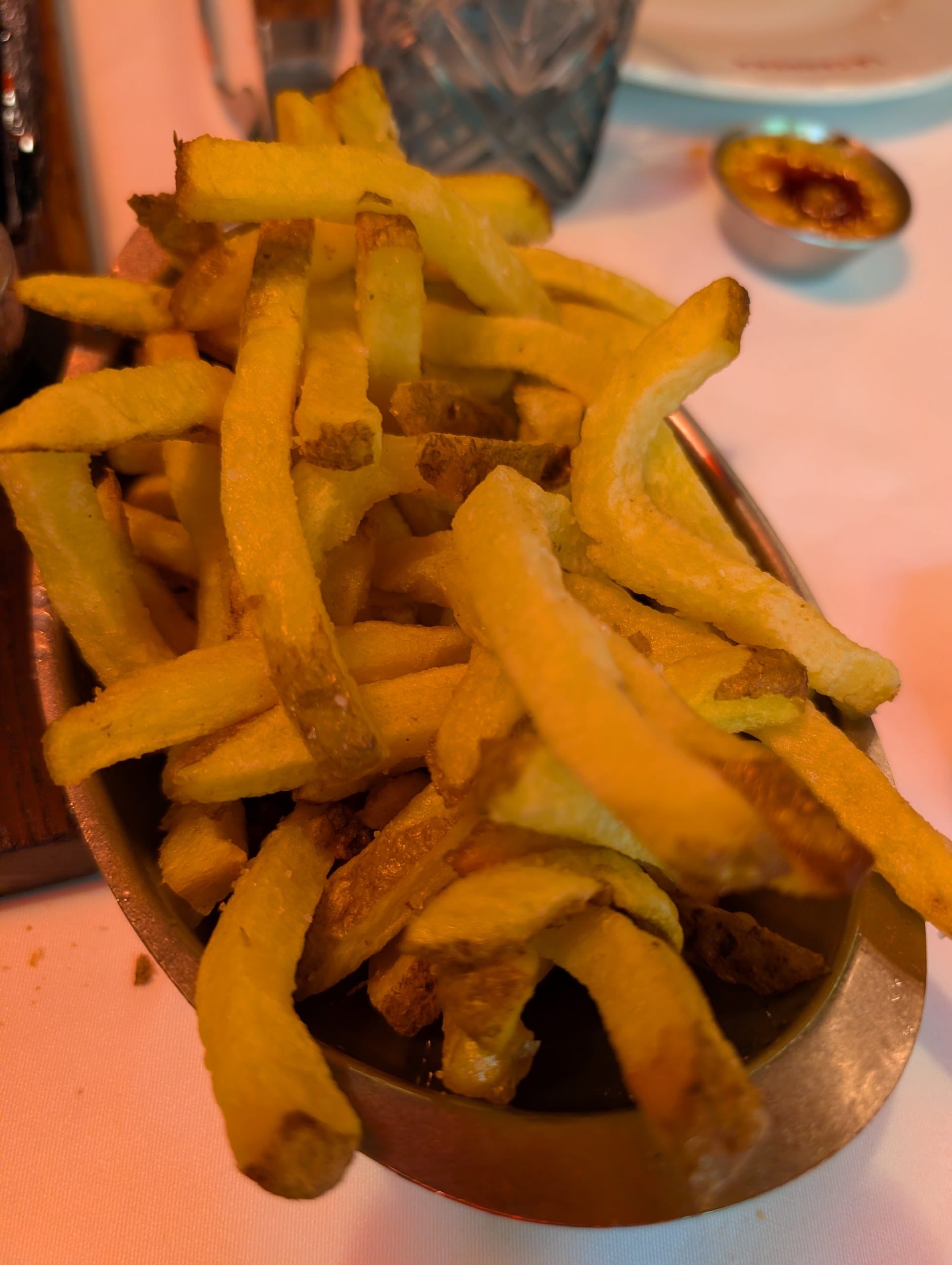 Thick cut papas fritas at La Cabrera Barcelona