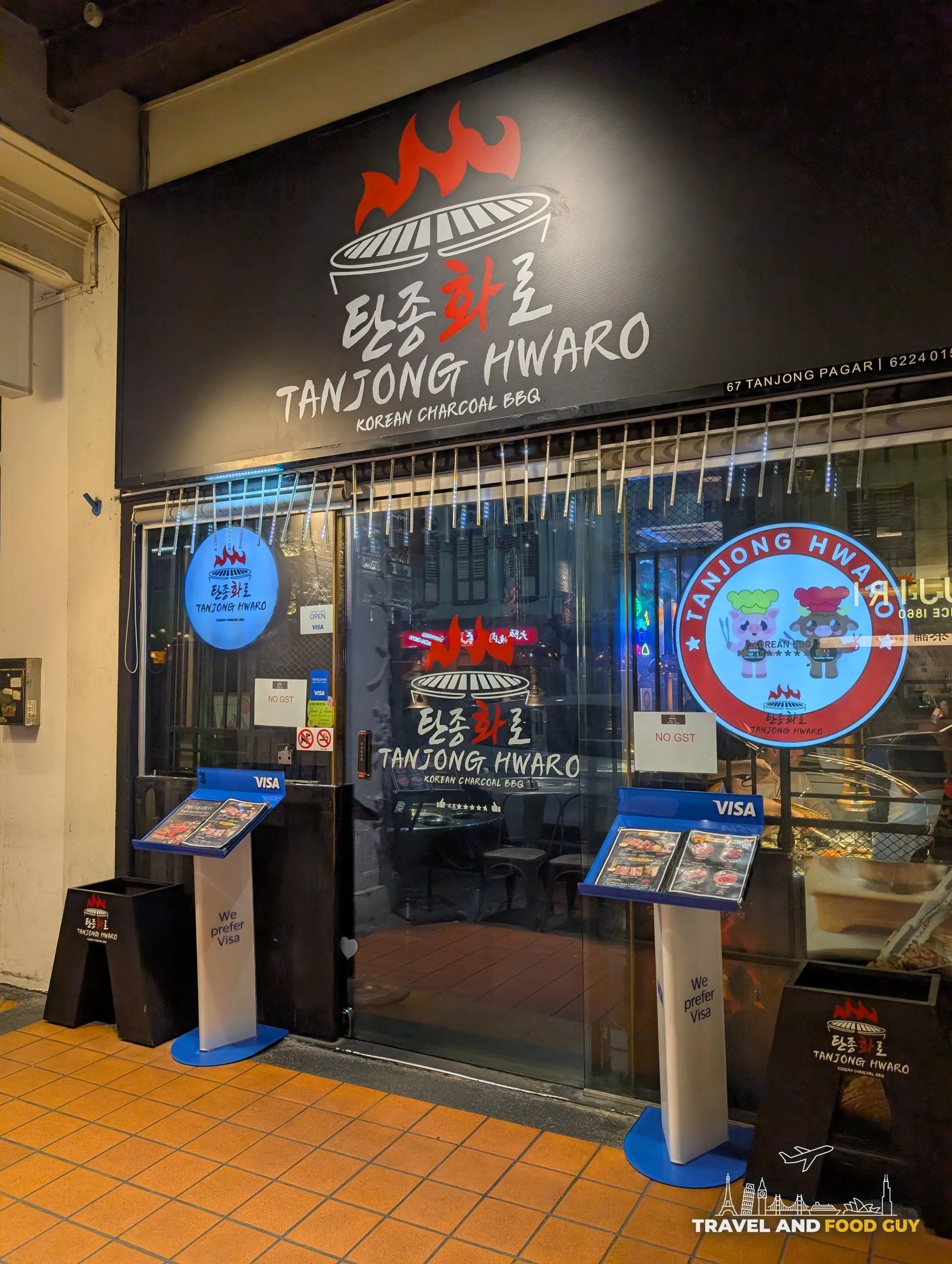 Tanjong Hwaro daytime storefront on Tanjong Pagar Road, Singapore