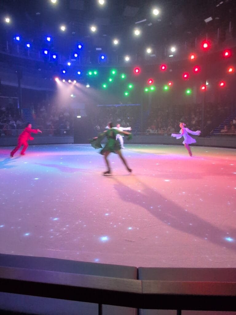 The Fusion ice show at Absolute Zero on Legend of the Seas
