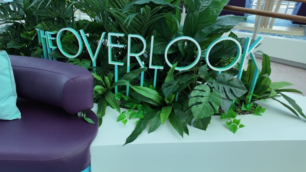 The Overlook observation lounge in the AquaDome on Legend of the Seas